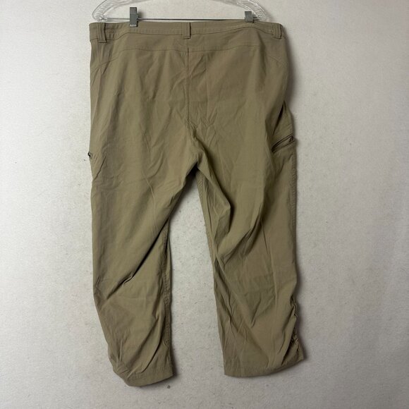 Eddie Bauer First Ascent Capri Pants sz 16 Tall tan Gorpcore Cargo Outdoor - Picture 6 of 8